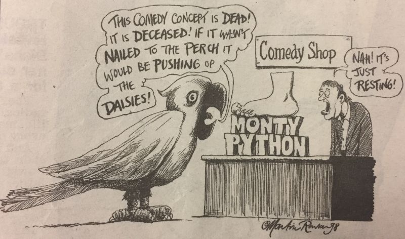 Monty Python History News - Dark Image Collection - Retina Quality